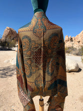 Load image into Gallery viewer, Brown and Teal Leopard Stashmina
