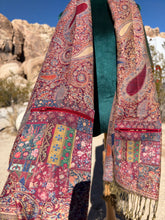 Load image into Gallery viewer, Maroon Patchwork Stashmina
