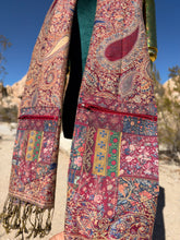 Load image into Gallery viewer, Maroon Patchwork Stashmina

