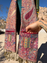 Load image into Gallery viewer, Maroon Patchwork Stashmina
