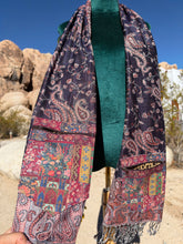 Load image into Gallery viewer, Dark Blue Patchwork Stashmina
